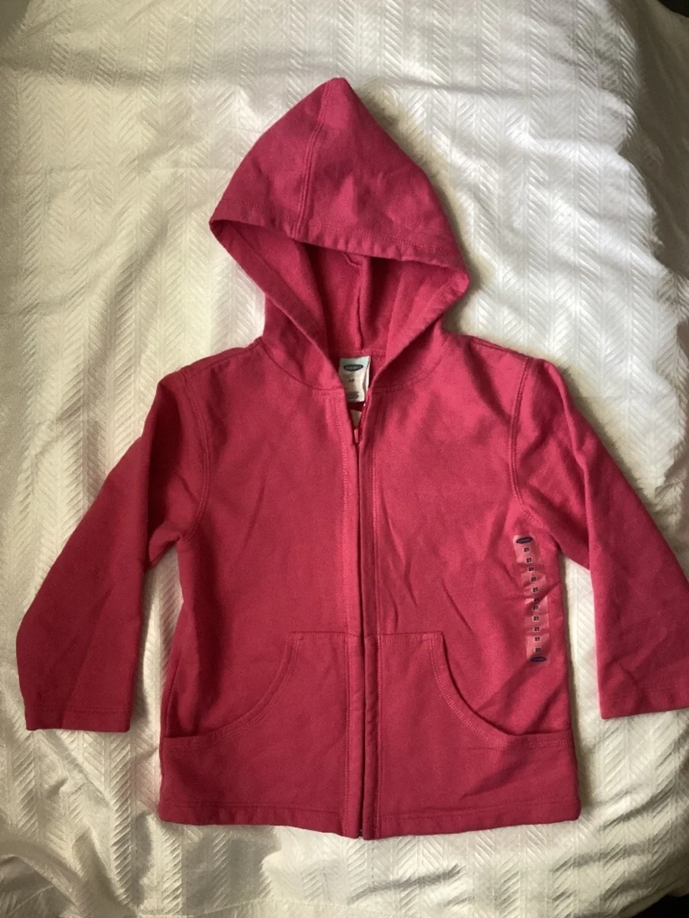 Old Navy Pink Hoodie Jacket Girls 2T